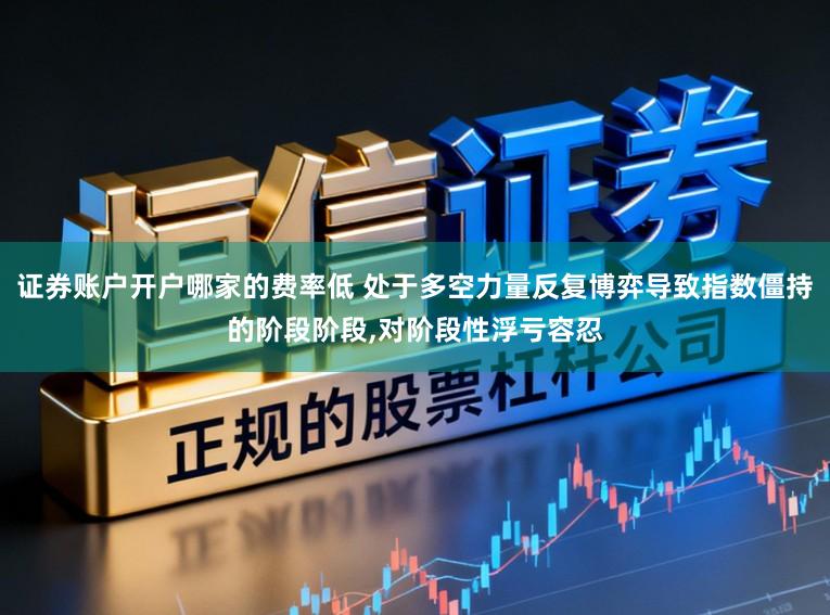 证券账户开户哪家的费率低 处于多空力量反复博弈导致指数僵持的阶段阶段，对阶段性浮亏容忍