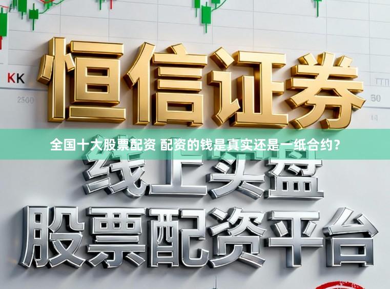 全国十大股票配资 配资的钱是真实还是一纸合约？