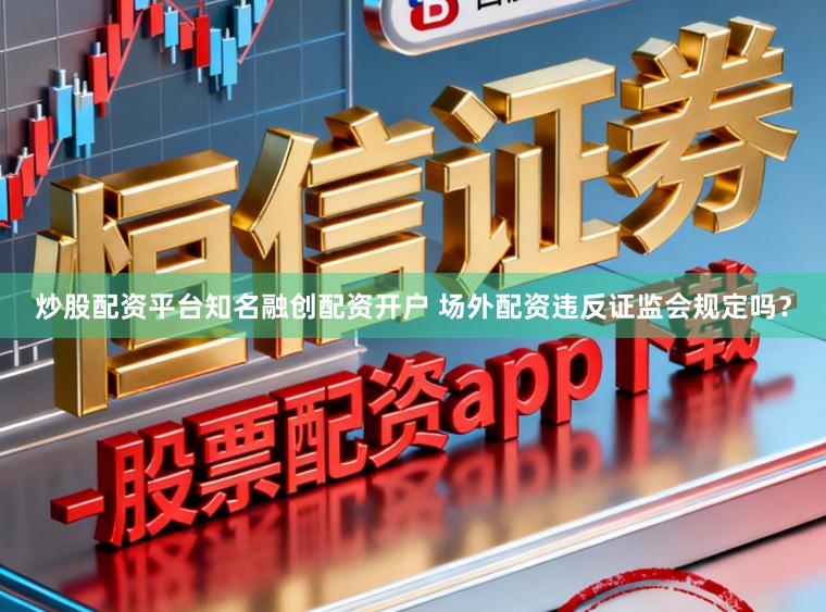 炒股配资平台知名融创配资开户 场外配资违反证监会规定吗？